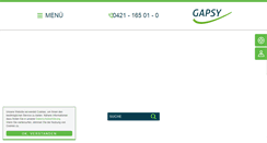Desktop Screenshot of gapsy.de